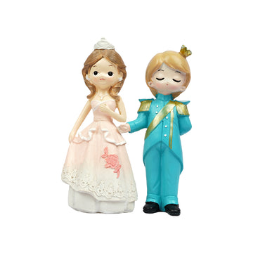 The WritersHub Prince & Princess Figurine Set – Resin Decorative Showpieces