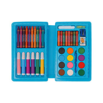Arav PS188 Crayons Colour Box Blue Wax Crayons Set for Kids