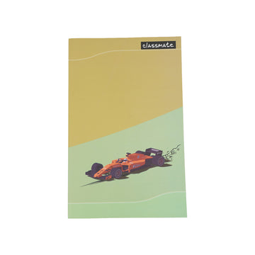 Classmate Racing Car Design Ruled Notebook – 228 Pages A4 Long Size