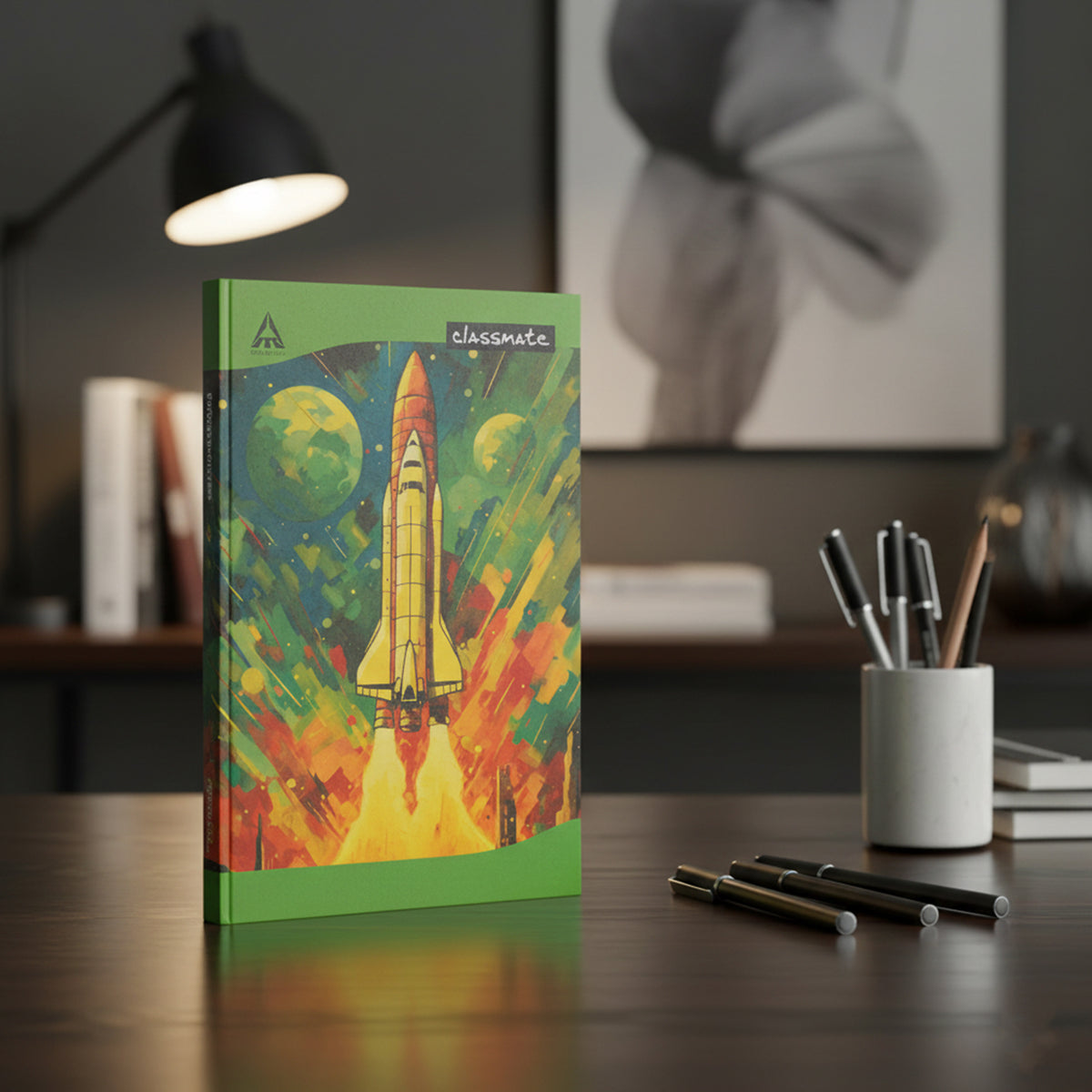 Classmate Single Line Long Book 384 Pages - High-Capacity Notebook