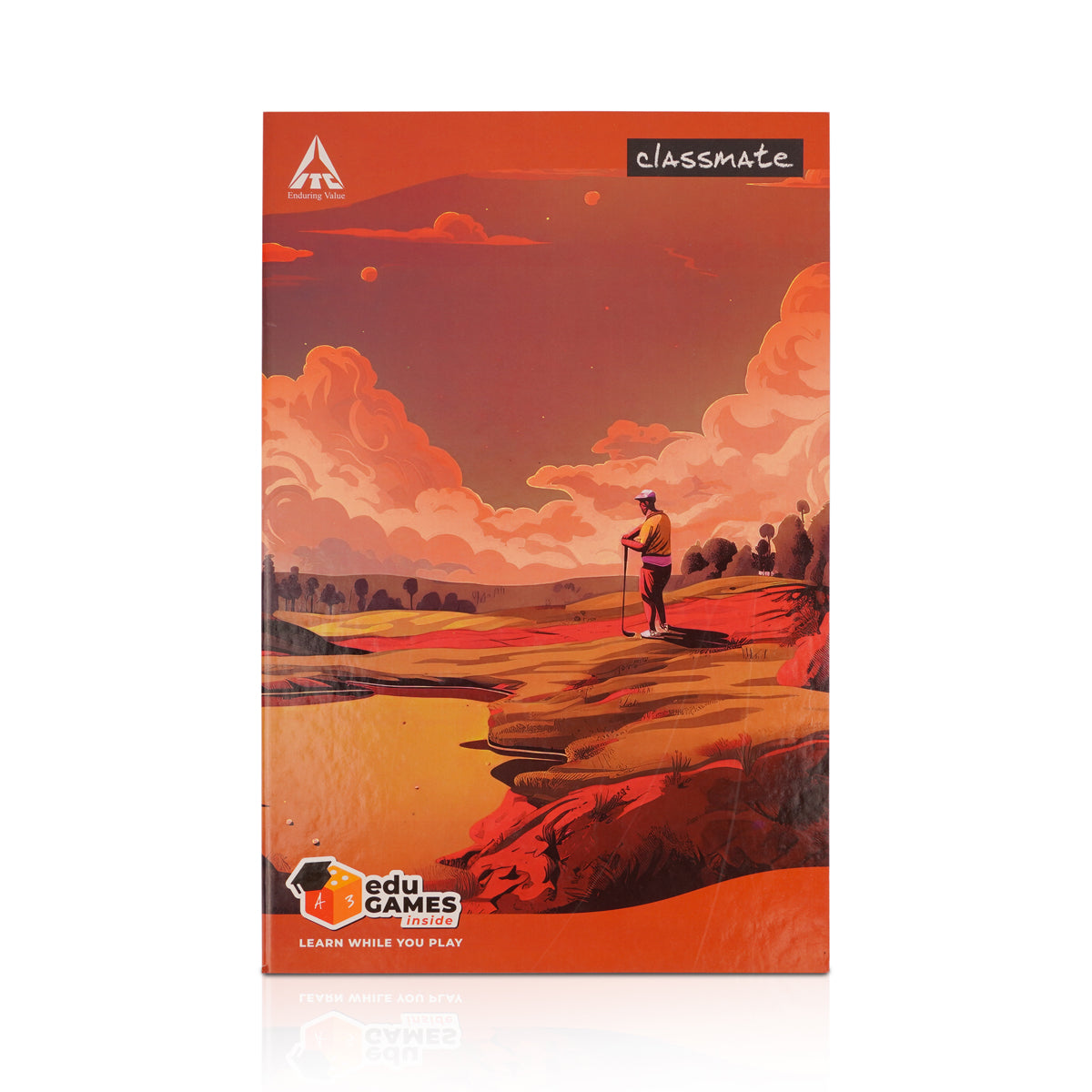 Classmate Unruled Notebook 160 Pages - Premium Plain A4 Long Book