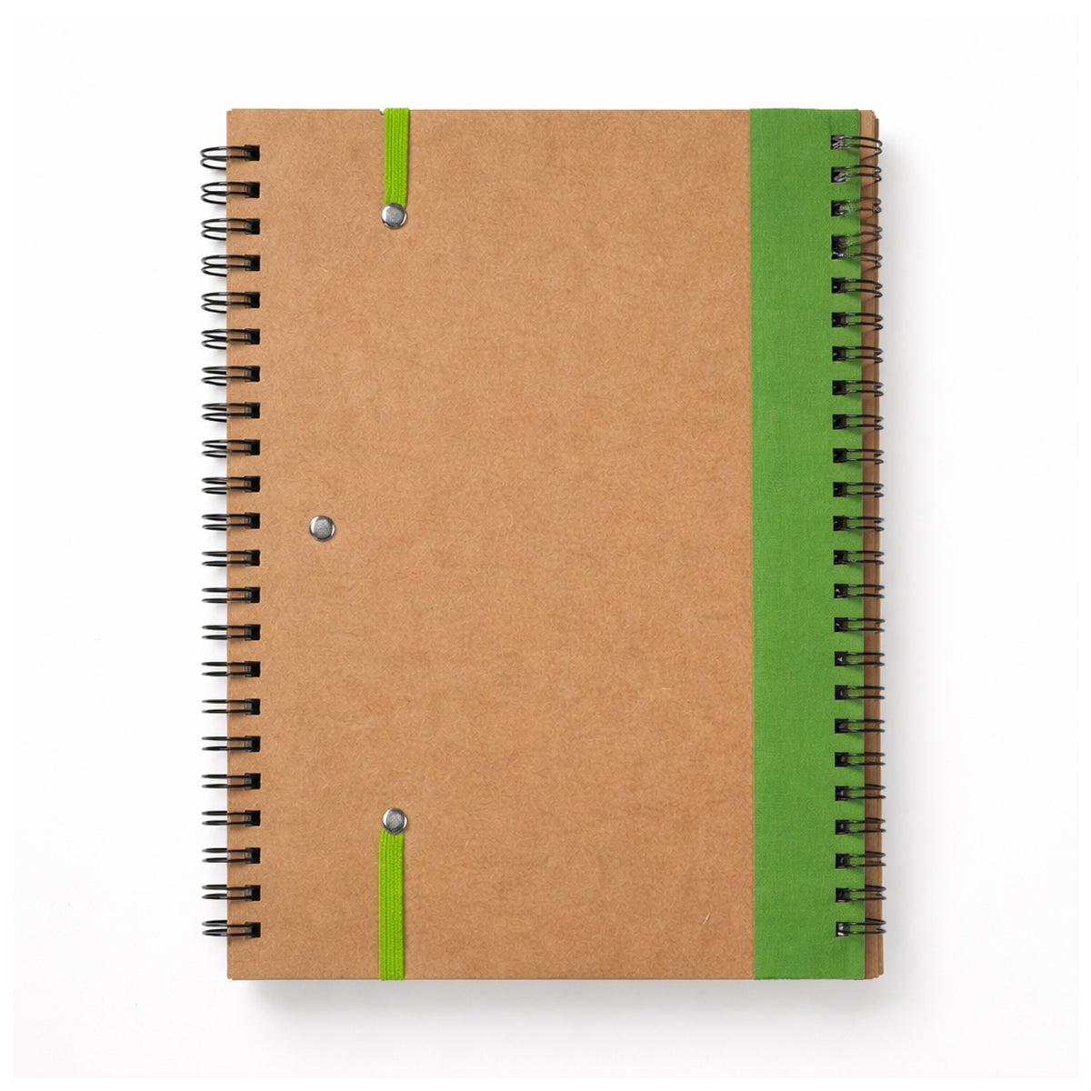 Kraft Paper Spiral Notebook with Recycled Ballpoint Pen Set