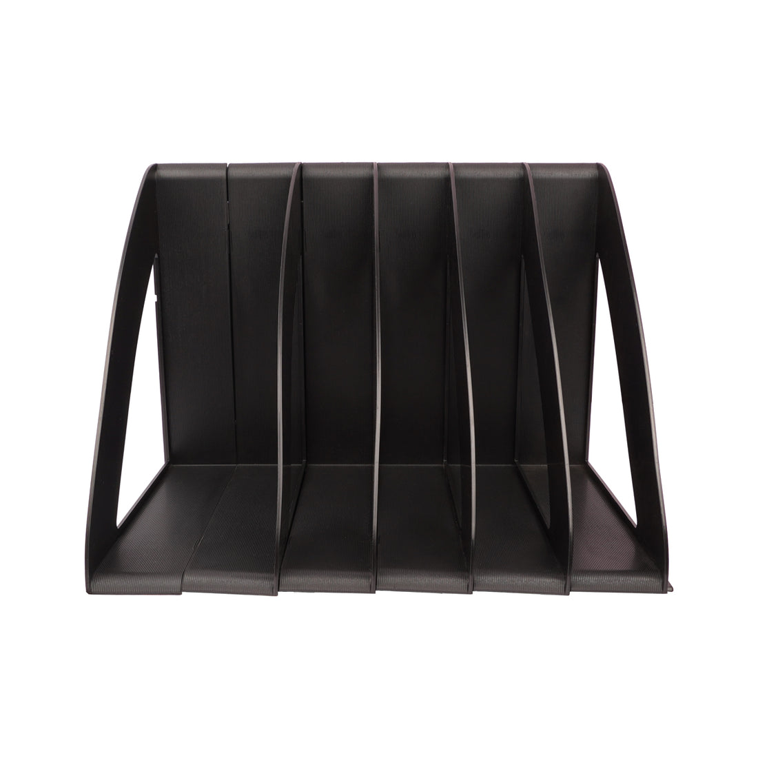 Solo Expandable Book Rack Set of 6 – Foldable Desk Organizer Black