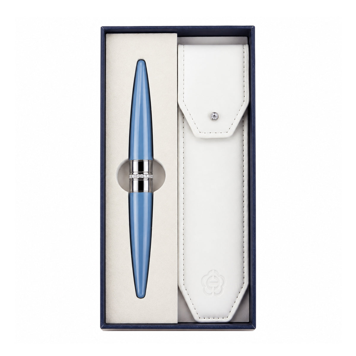 Hero HS200 Luxury Fancy Metal Ball Pen – Azul (Blue), 0.7mm Tip, Cap Type