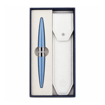 Hero HS200 Luxury Fancy Metal Ball Pen – Azul (Blue), 0.7mm Tip, Cap Type