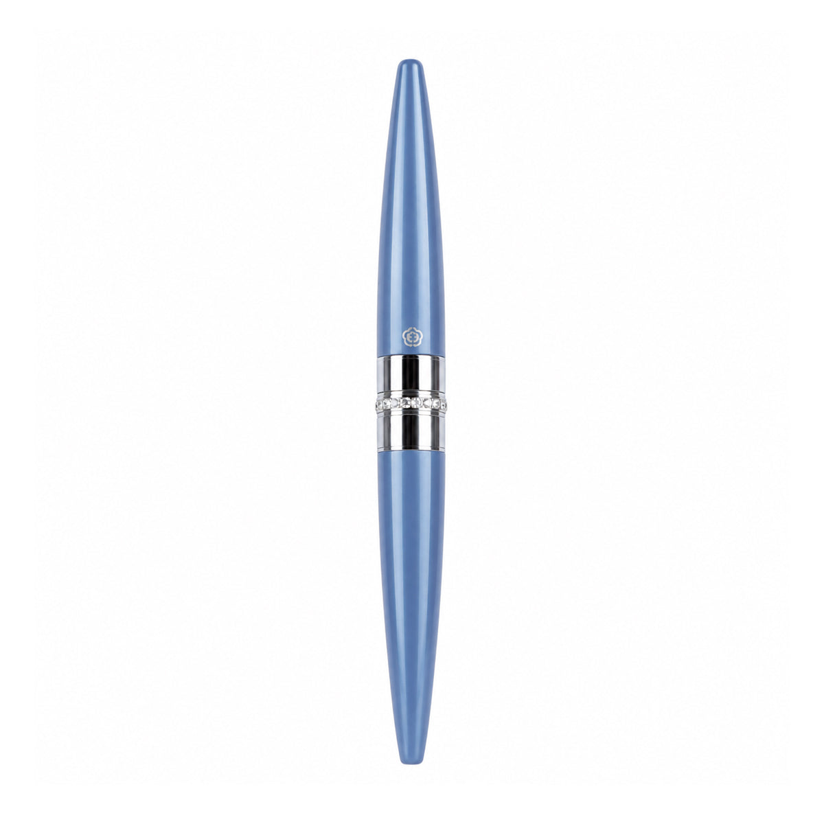 Hero HS200 Luxury Fancy Metal Ball Pen – Azul (Blue), 0.7mm Tip, Cap Type