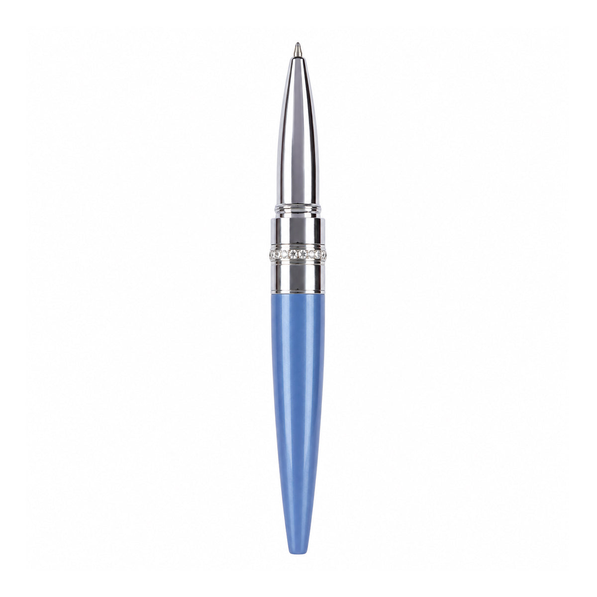 Hero HS200 Luxury Fancy Metal Ball Pen – Azul (Blue), 0.7mm Tip, Cap Type