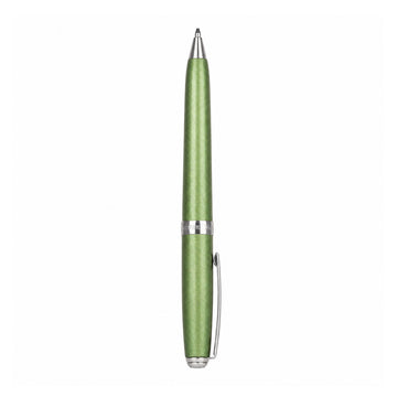 Sheaffer Premium Green 0.5mm Mechanical Pencil – Matte Green Brass, Click Type, Precise Fine Lead