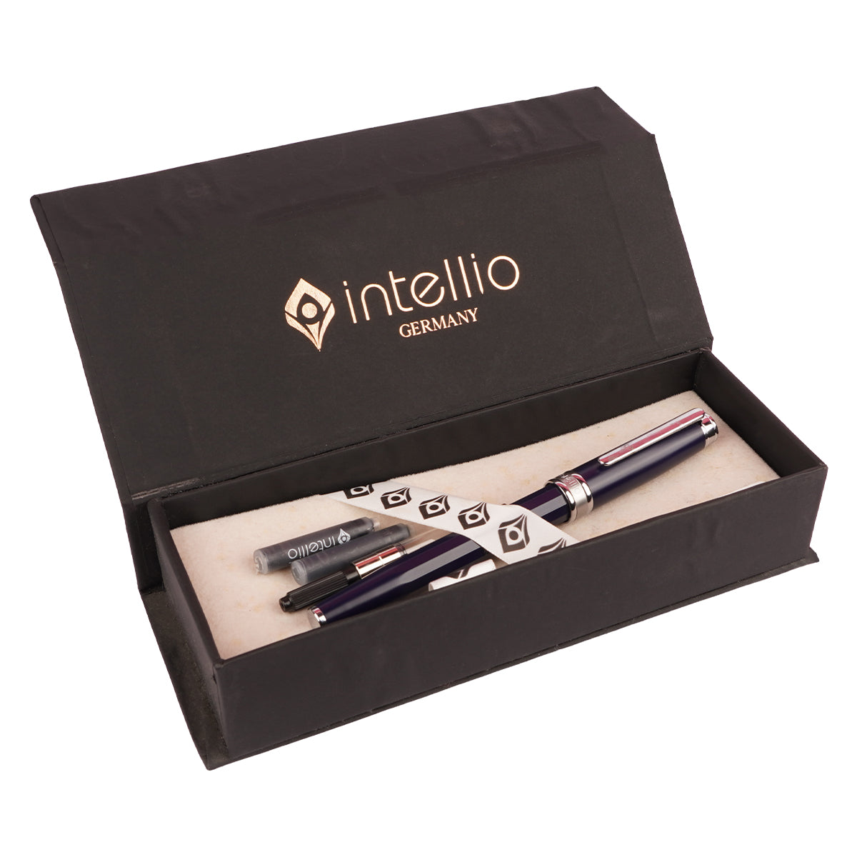 Intellio Mystique Starry Blue Fountain Pen – Medium Nib