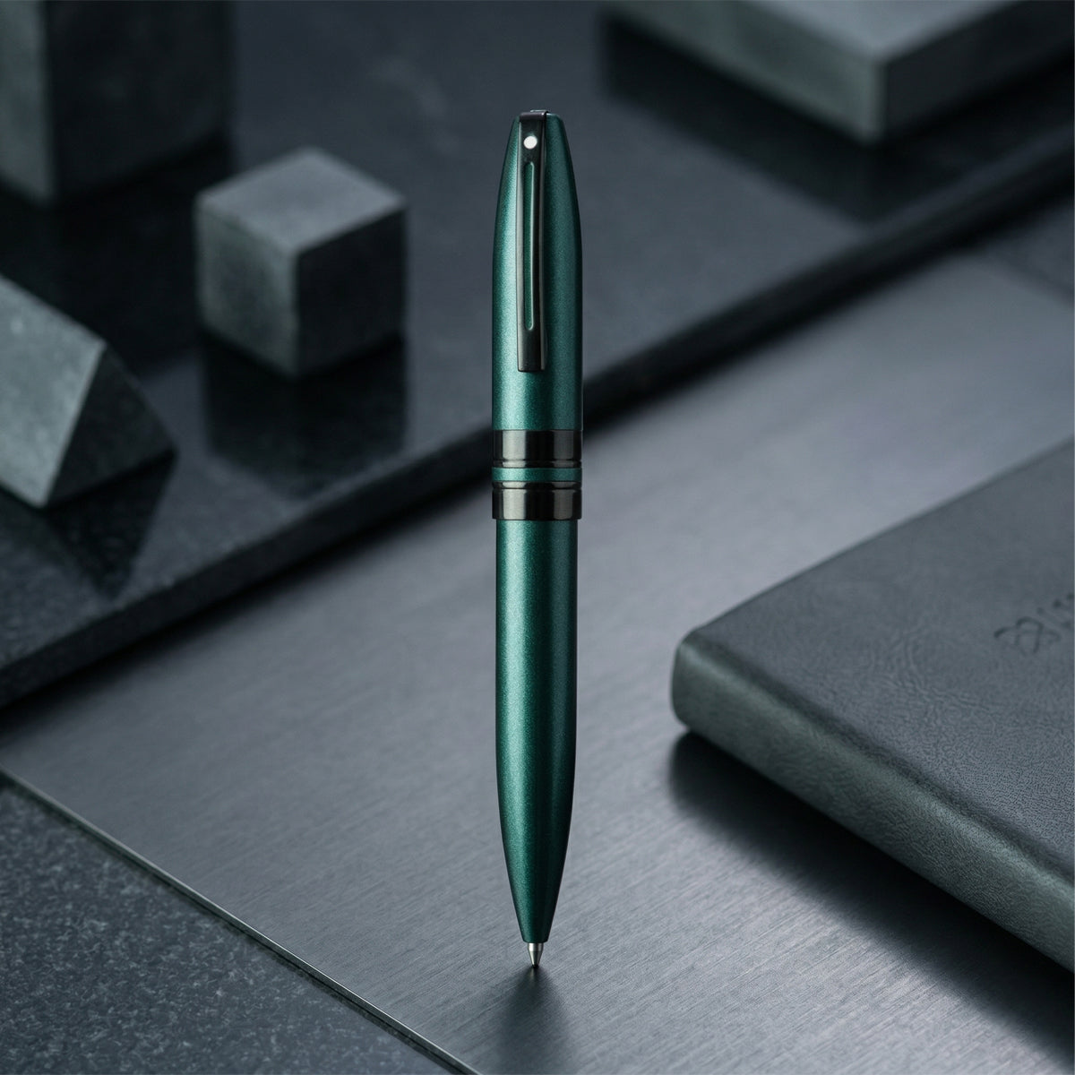 Sheaffer 9109 Icon Metallic Green Twist Ballpoint Pen