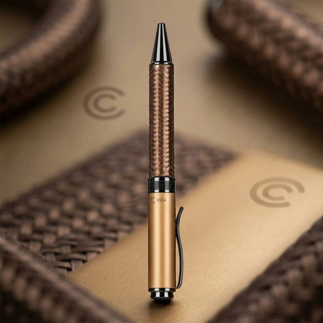 Monteverde USA Innova Formula Bronze Twist Ball Pen with Black Trim