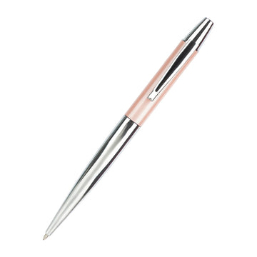 Hero SH202 Glossy Silver & Peach Pink Twist Ball Pen