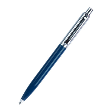 Sheaffer Glossy Blue & Silver Retractable Ballpoint Pen