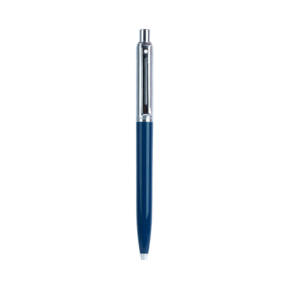 Sheaffer Glossy Blue & Silver Retractable Ballpoint Pen