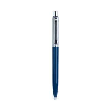 Sheaffer Glossy Blue & Silver Retractable Ballpoint Pen