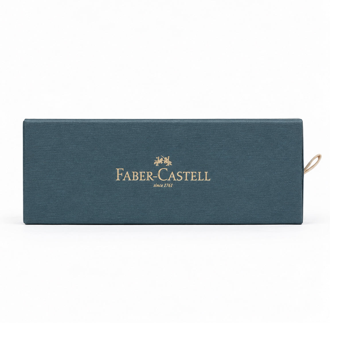 Faber-Castell Silver & Blue Roller Ball Pen – Metal Body, Medium Tip