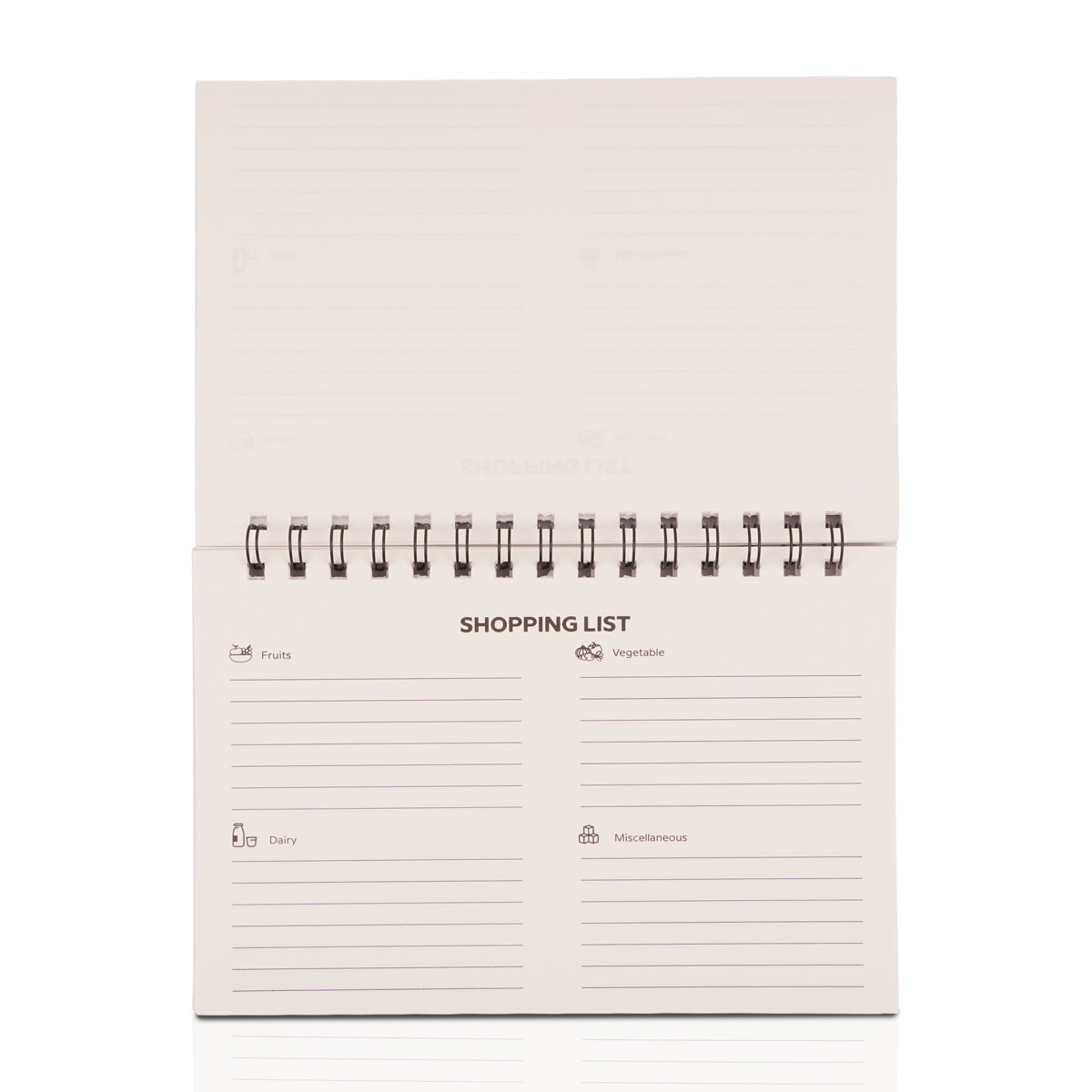 Ayush Shopping Planner Notebook 50 Pages Dark Blue Spiral Bound