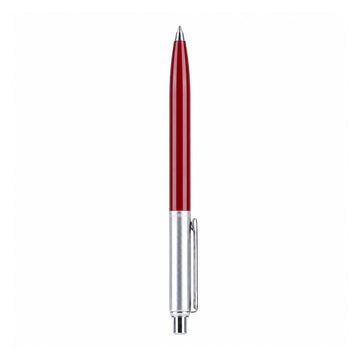 Sheaffer 321 Sentinel Burgundy & Chrome Ball Pen – Click Retractable, Medium Tip