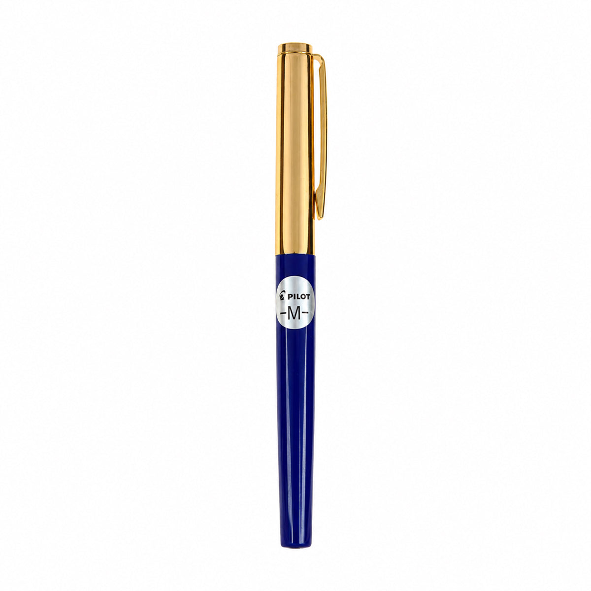 Pilot Blue & Golden Medium Nib Fountain Pen – Eye Dropper Filling, Metal Body