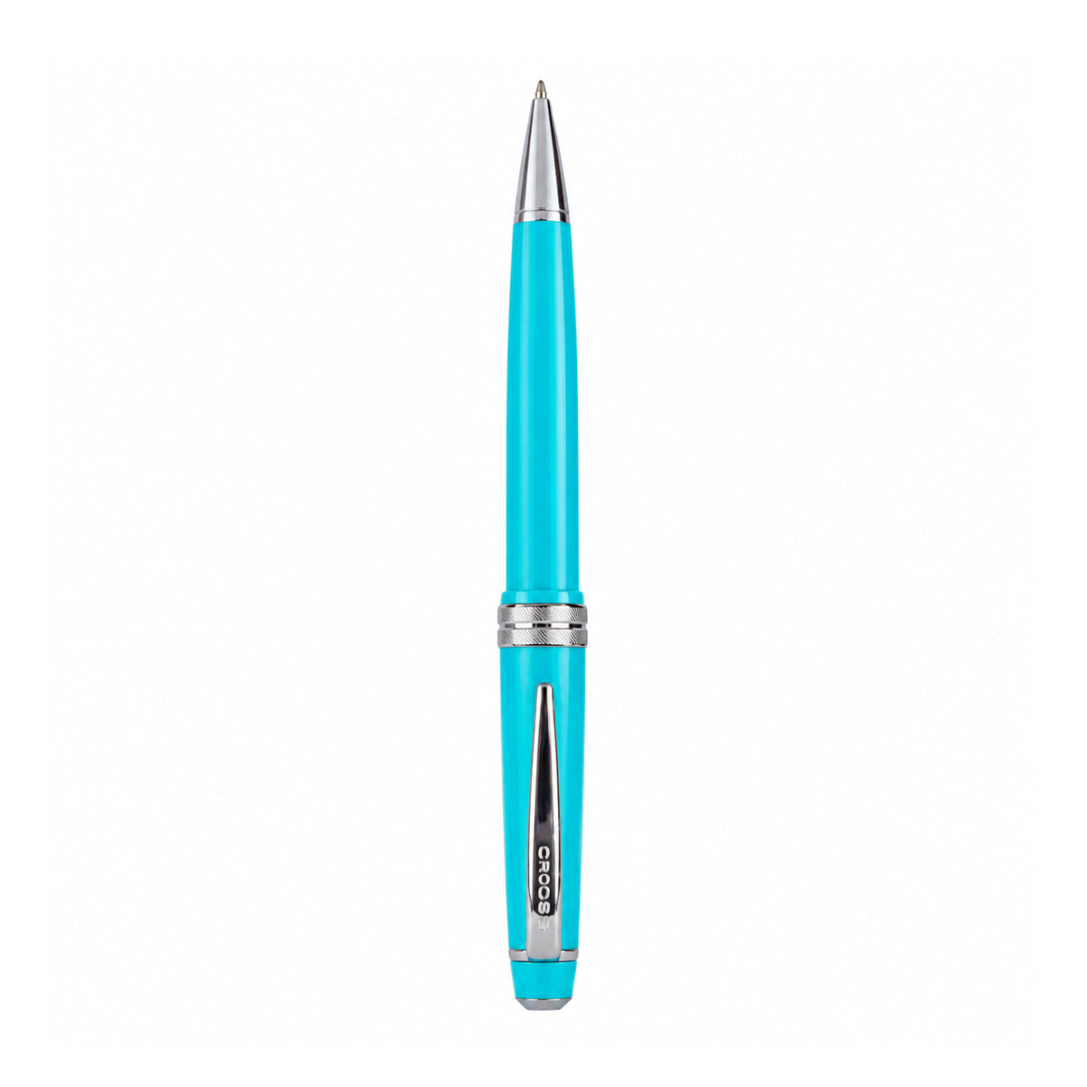 Cross Bailey Light Polished Teal Resin Ballpoint Pen — Fine Point
