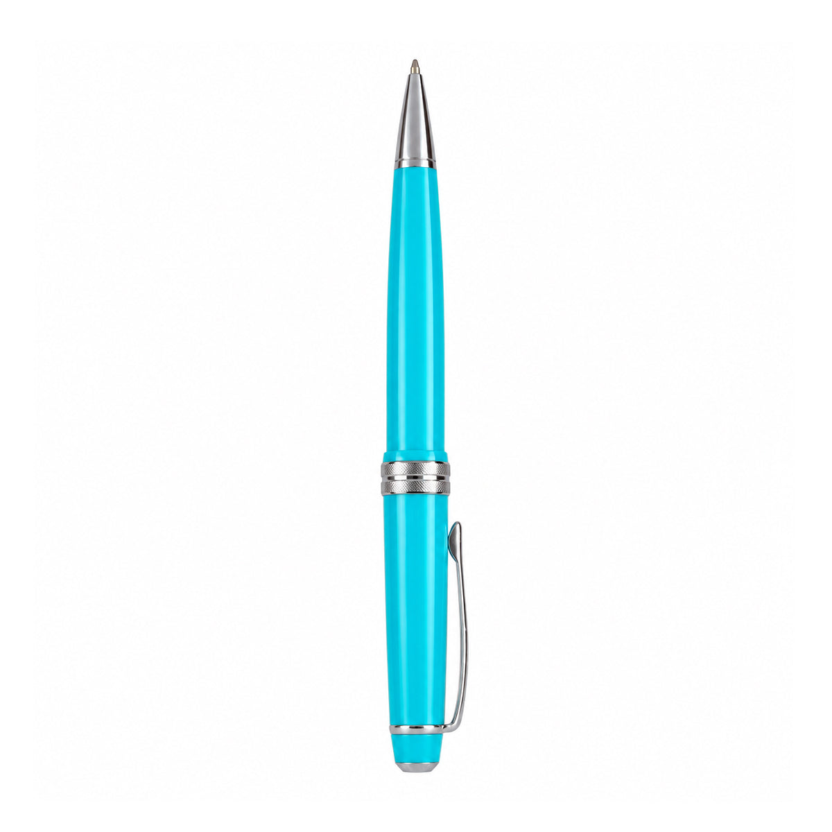 Cross Bailey Light Polished Teal Resin Ballpoint Pen — Fine Point