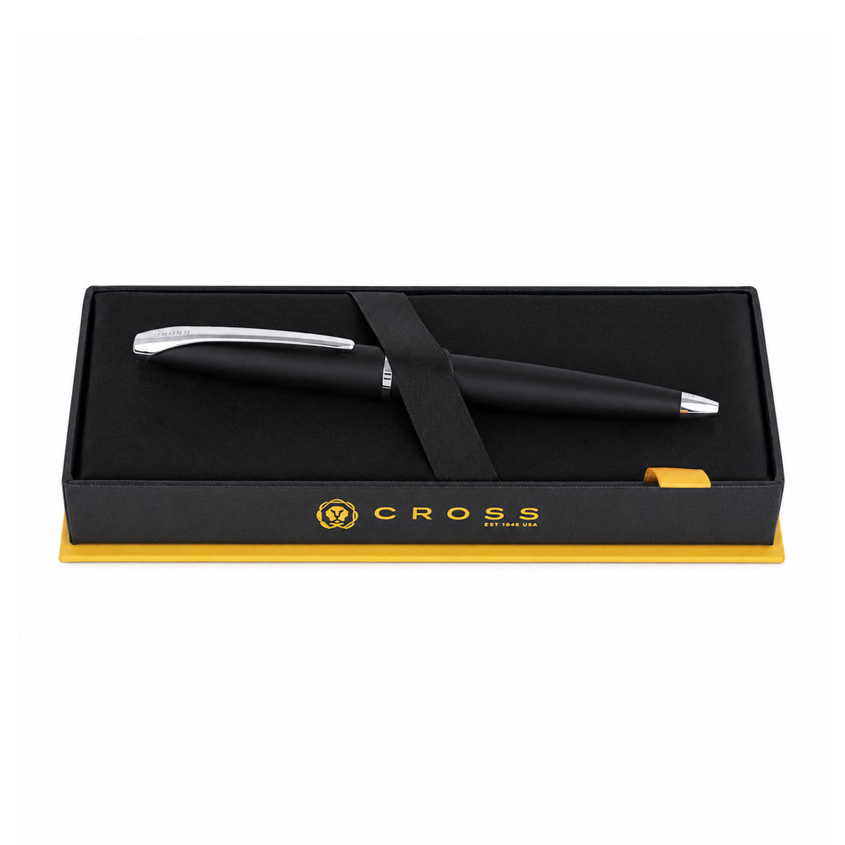 Cross ATX Basalt Black Ballpoint Pen — Medium Point