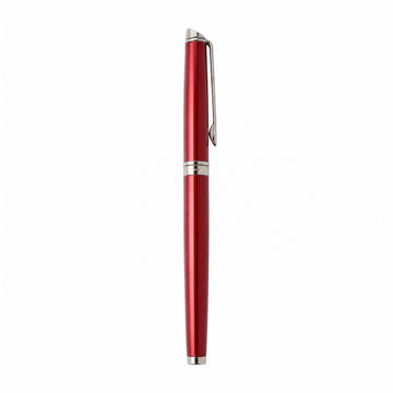 Waterman Hemisphere Red & Silver Rollerball Pen