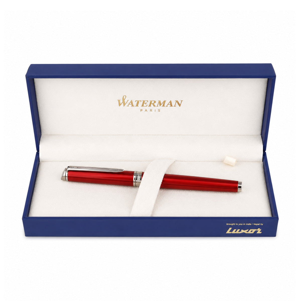 Waterman Hemisphere Red & Silver Rollerball Pen