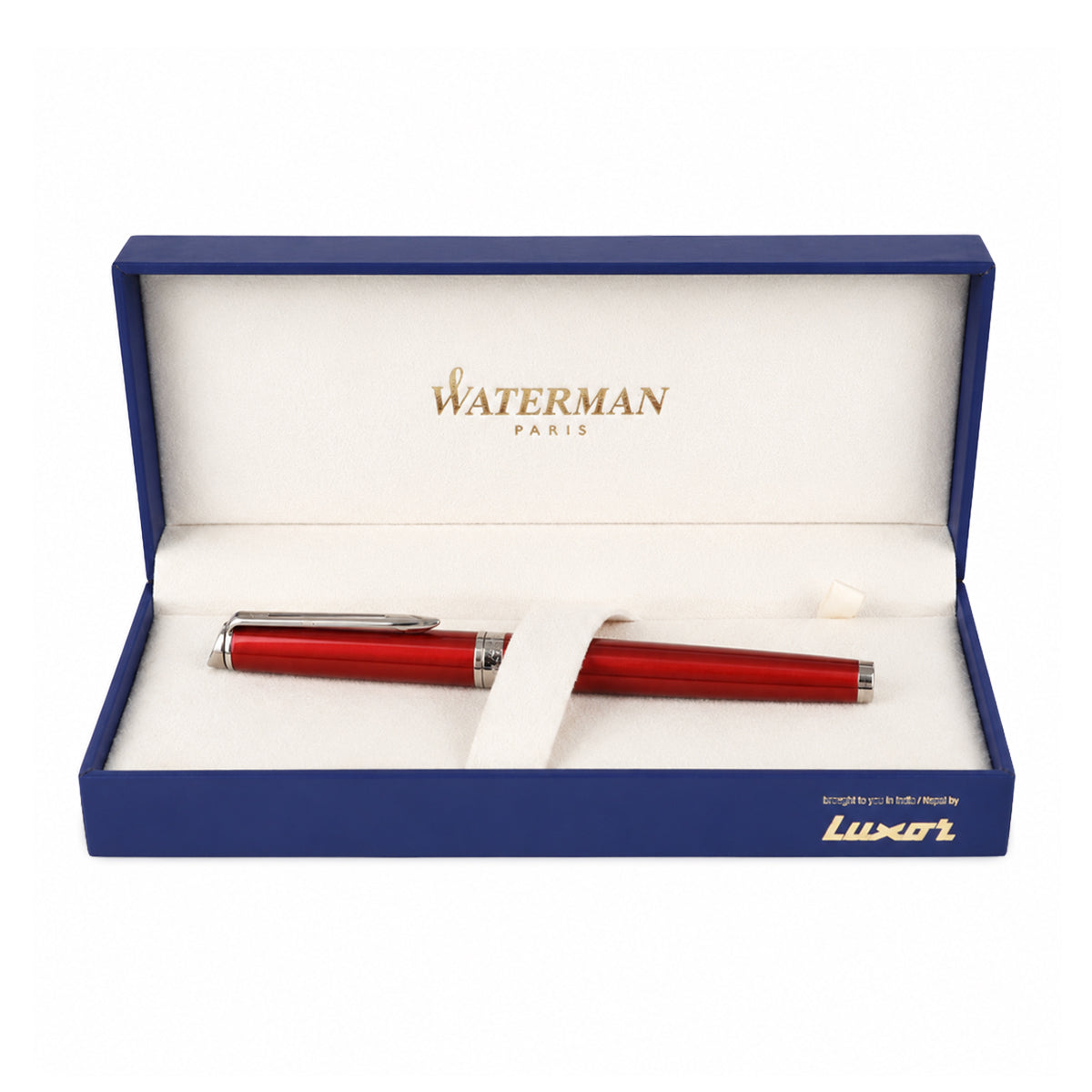 Waterman Hemisphere Red & Silver Rollerball Pen