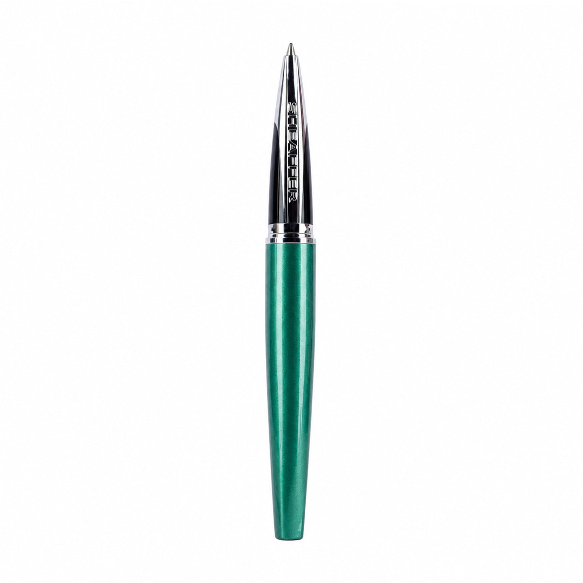Sheaffer 9446 Green Metal Rollerball Pen — Medium Point