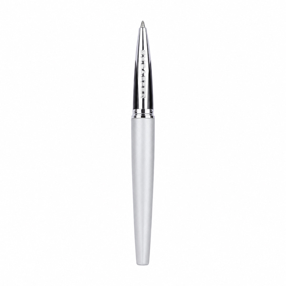 Sheaffer Matte Silver Rollerball Pen — Medium Point