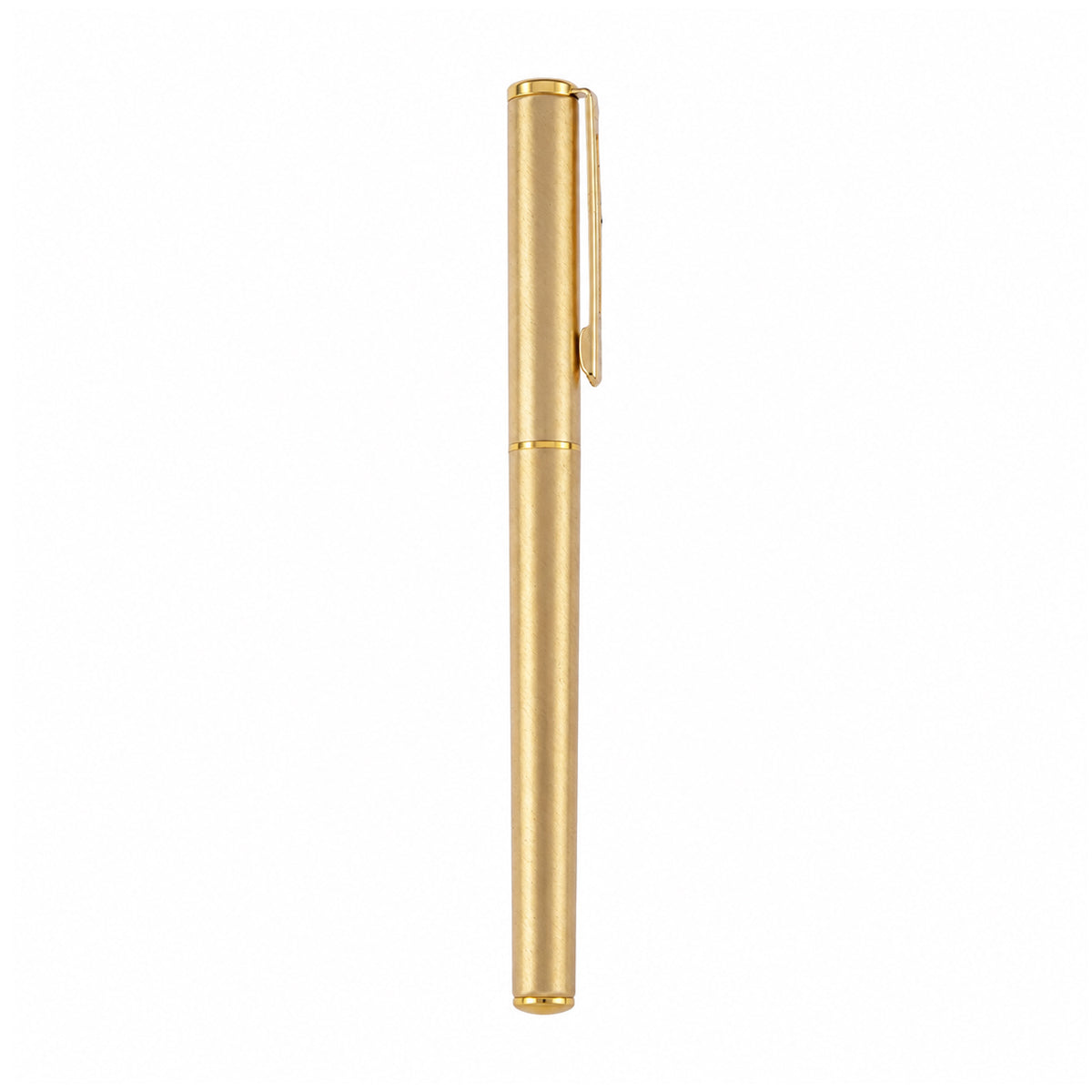Sheaffer Full Gold Converter Fountain Pen — Medium Nib with Black Grip