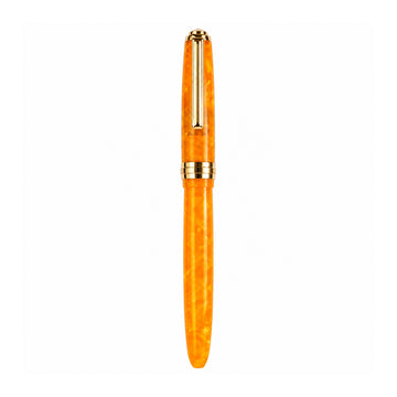 Click Falcon Premium Acrylic Fountain Pen — Sunburst Orange