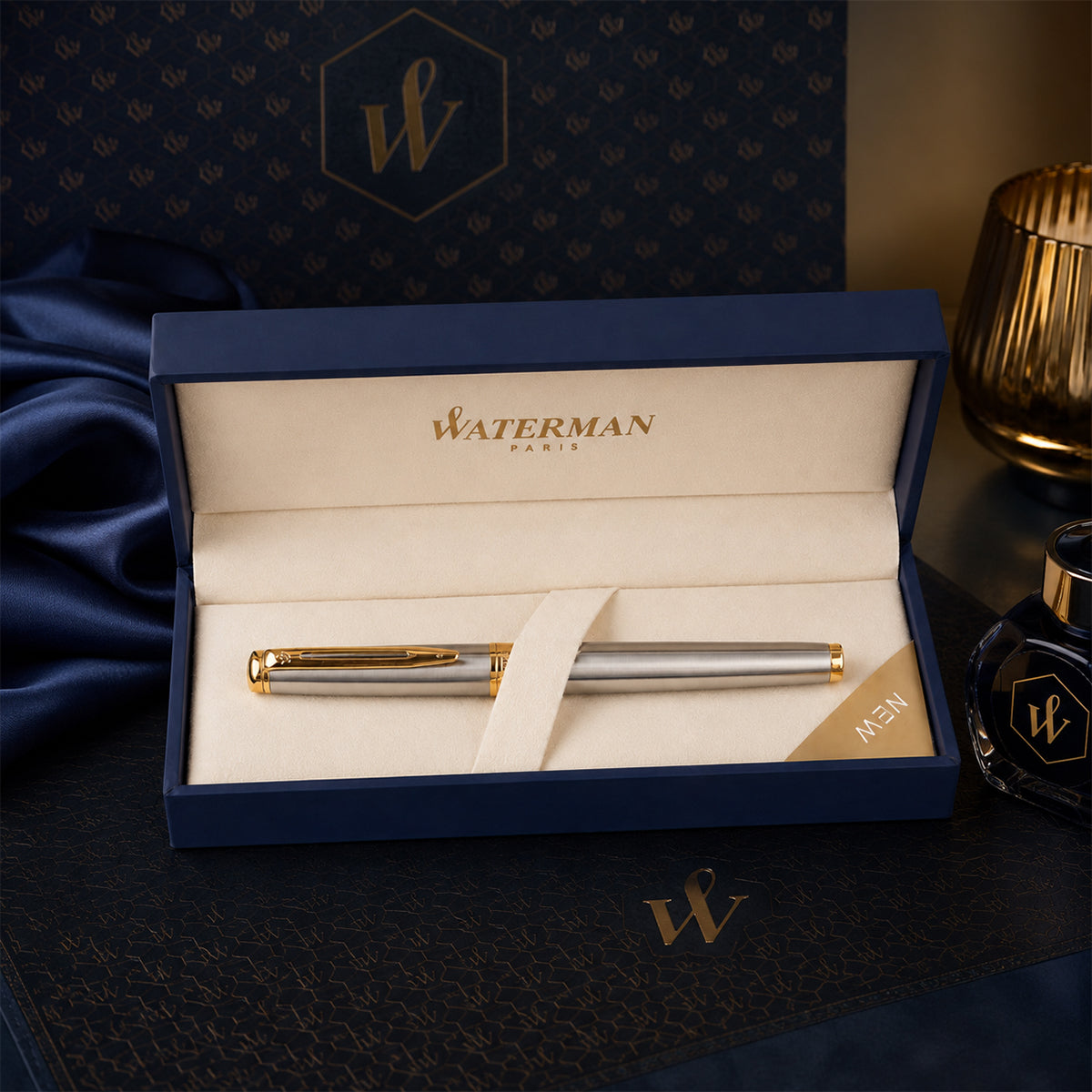 Waterman Hemisphere Stainless Steel GT Rollerball Pen