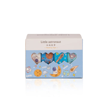 AAC Little Astronaut Masking Tape Set - 4 Rolls Space Theme Blue