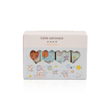 AAC Little Astronaut Masking Tape Set - 4 Rolls Space Theme Light Blue