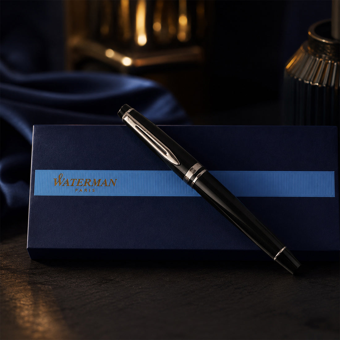 Waterman Glossy Black CT Rollerball Pen