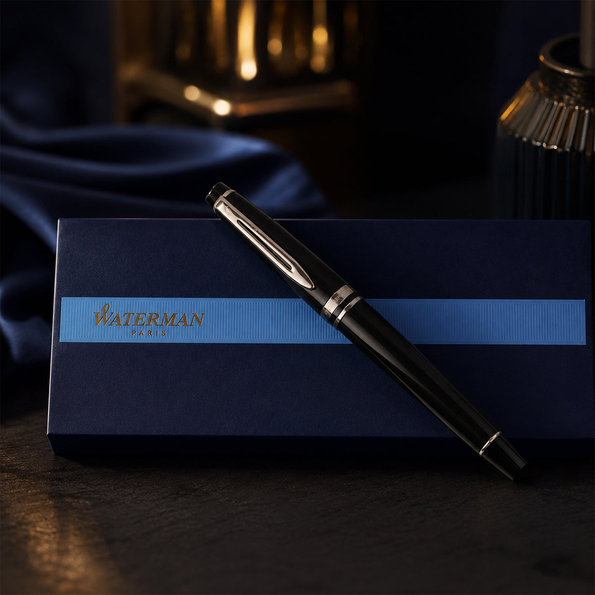 Waterman Glossy Black CT Rollerball Pen