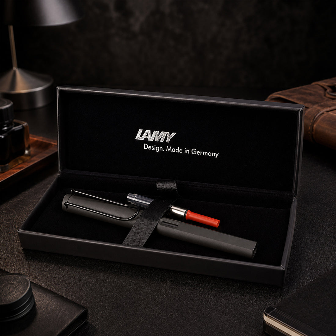 Lamy Safari Umbra Fountain Pen – Medium Nib