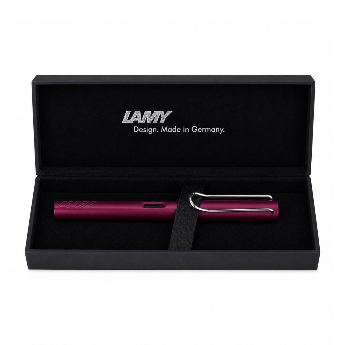 Lamy AL-star Fountain Pen Black Purple – Medium Nib