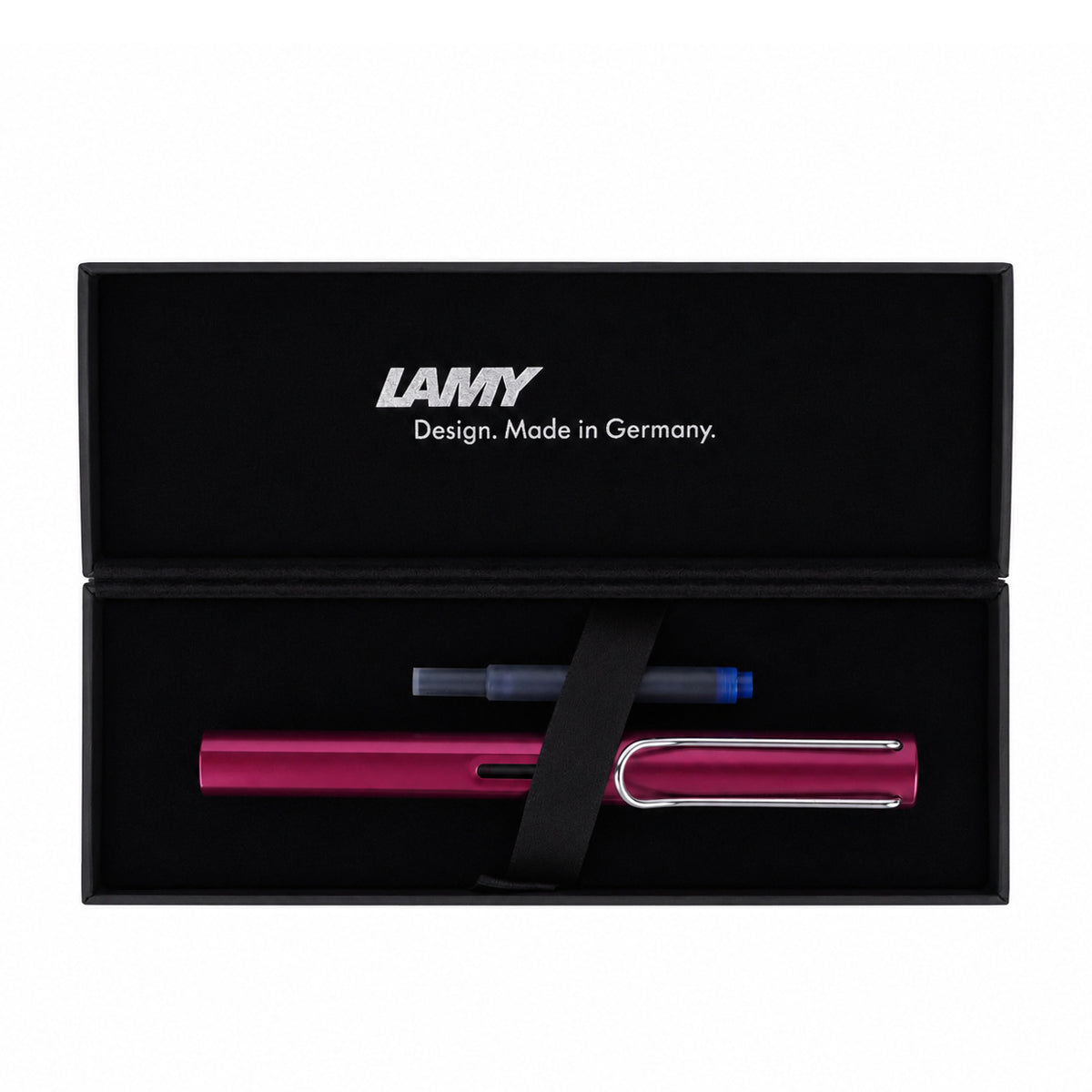 Lamy AL-star Fountain Pen Black Purple – Medium Nib