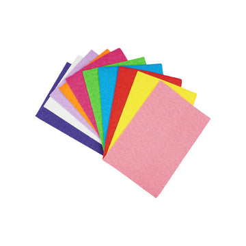 AAC Bright A4 Multicoloured EVA Sponge Foam Sheets Set – Pack of 10
