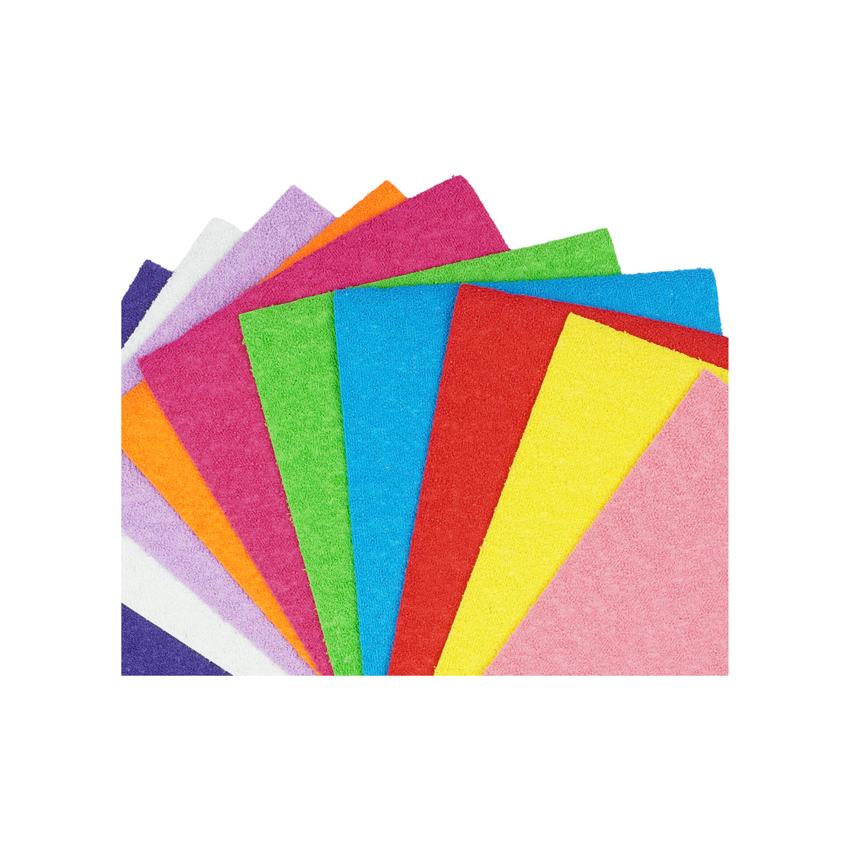 AAC Bright A4 Multicoloured EVA Sponge Foam Sheets Set – Pack of 10