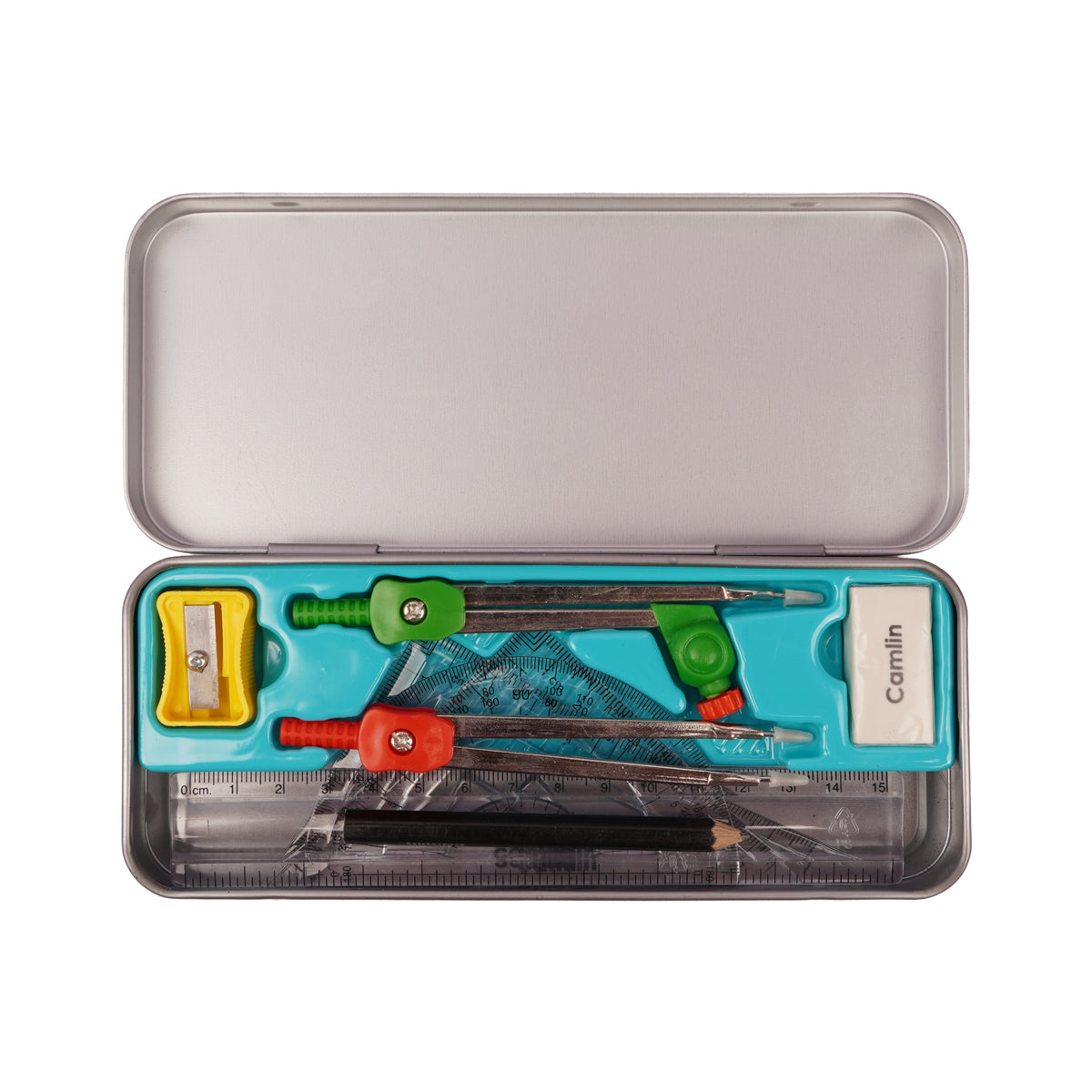 Camlin Scholar Basics Red Case Mathematical Drawing Instruments Box