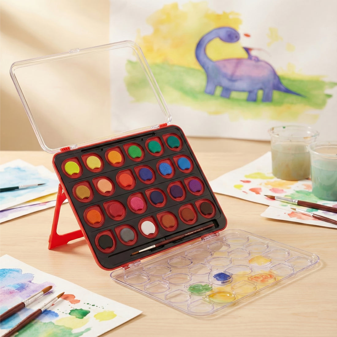 Camel Colour Pad 24 Shades with Free Brush