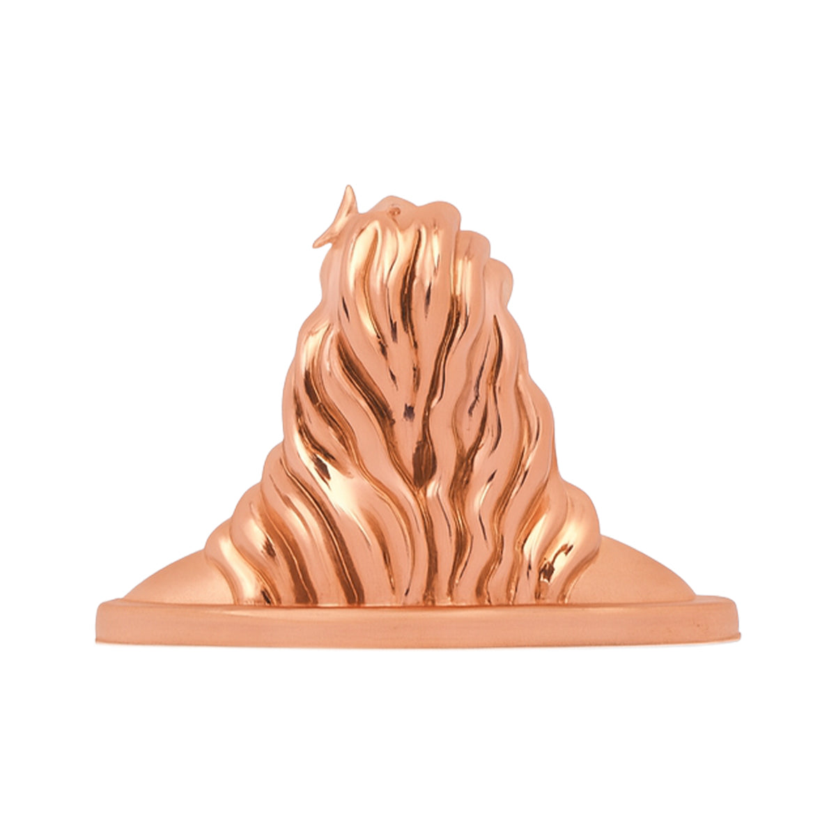 The Writershub Copper Finish Mahadev Bust Showpiece