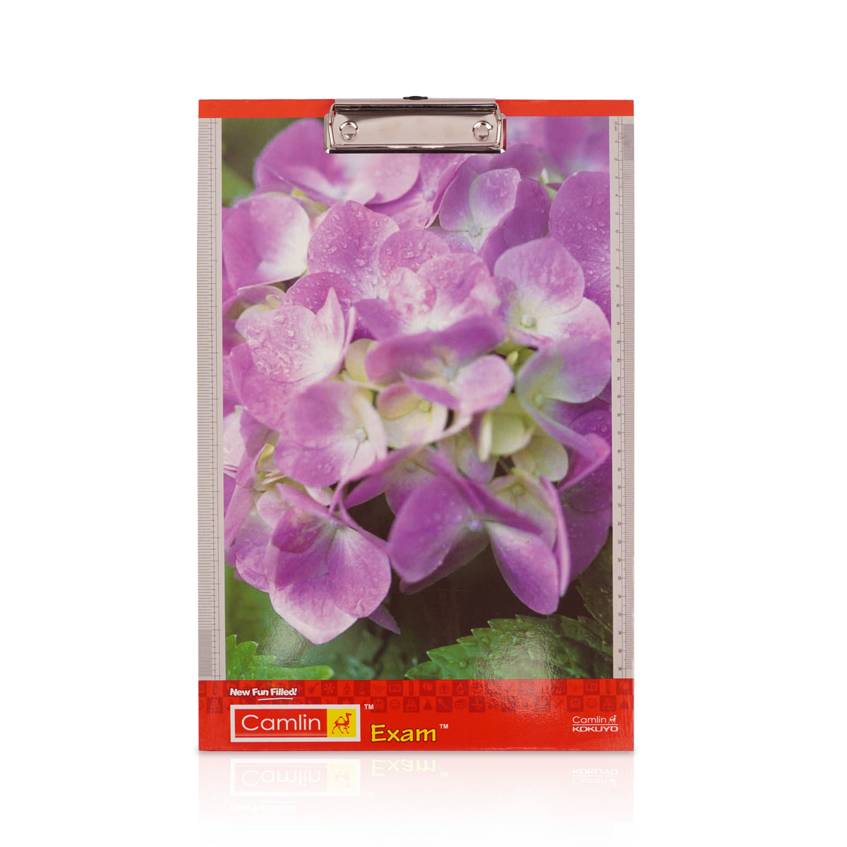 Camlin Kokuyo Purple Flower Printed Examination Pad