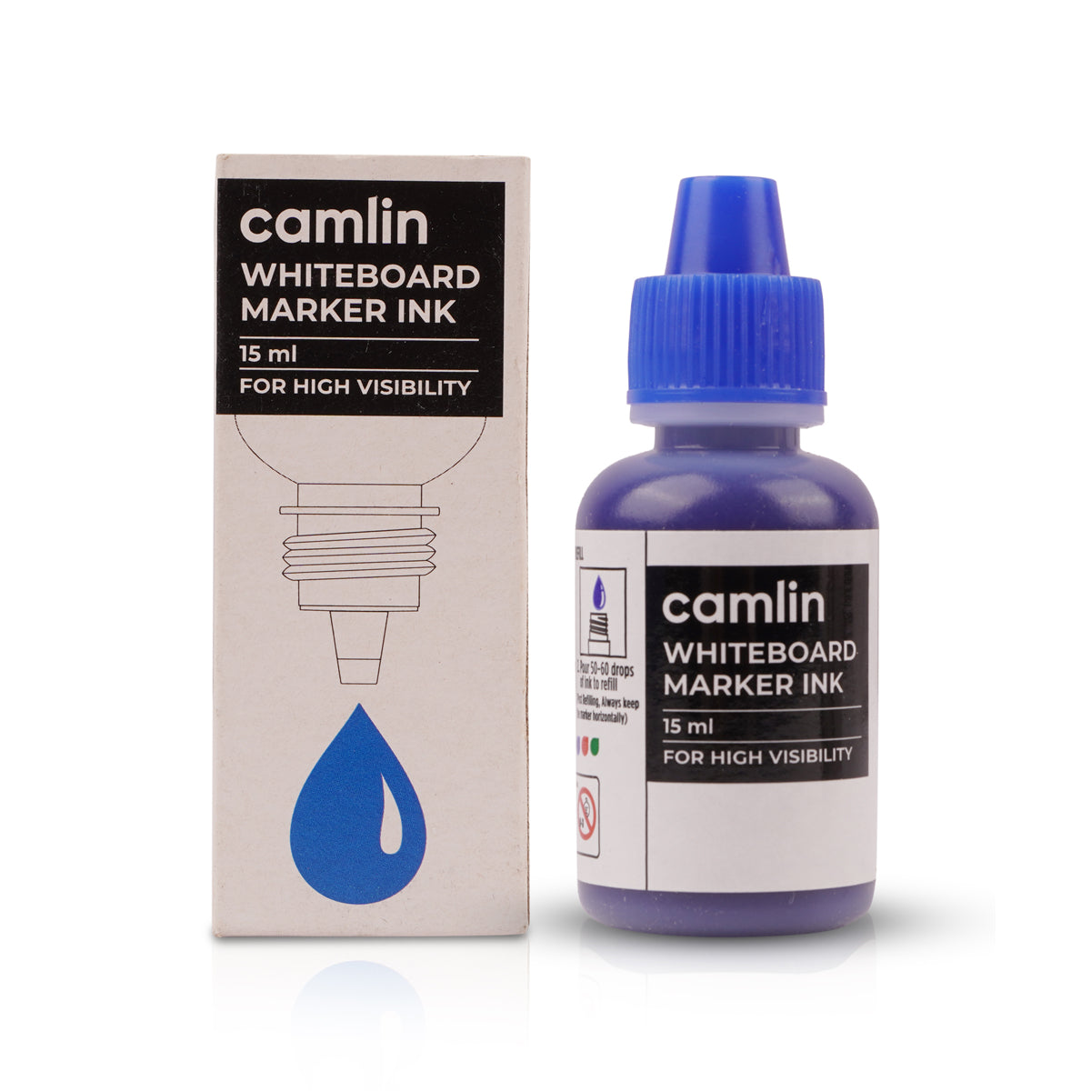Camlin Whiteboard Marker Ink Blue 15ml Pack of 2
