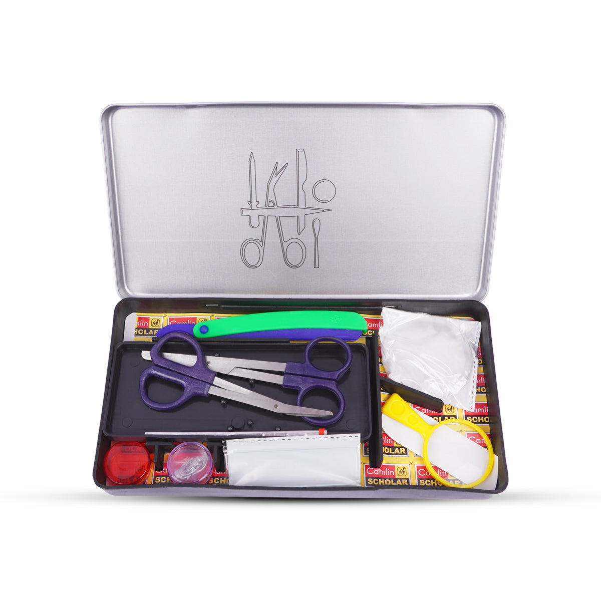 Camlin Scholar Dissection Instruments Box – Stainless Steel Biology Lab Kit