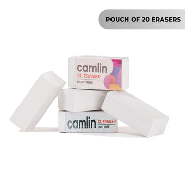 Camlin XL Dust-Free Eraser (Pack of 14)